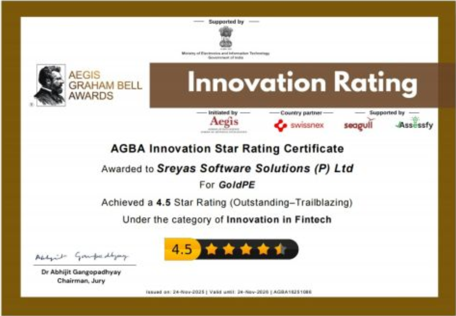 Certificate 1